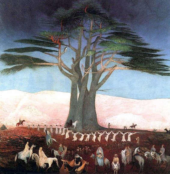Tivadar Kosztka Csontvary Pilgrimage to the Cedars in Lebanon